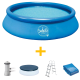 Swing Pool - Ø 457x107cm + filterpomp + solar cover + trap